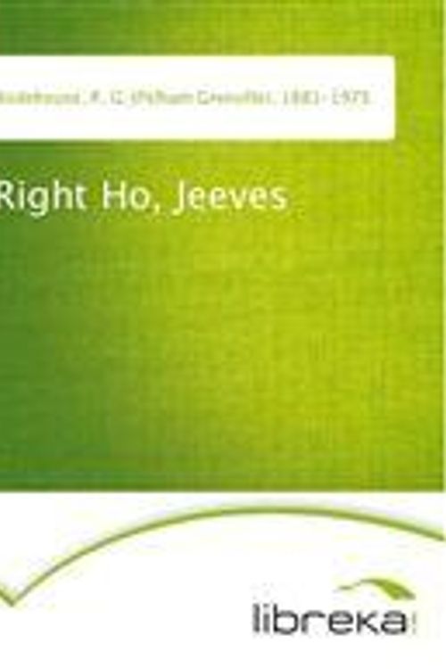 Cover Art for 9783655097762, Right Ho, Jeeves by Unknown
