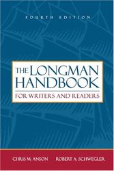 Cover Art for 9780321233035, The Longman Handbook for Writers and Readers by Chris M. Anson