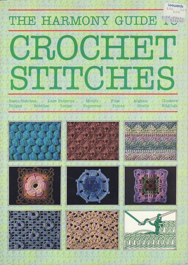 Cover Art for 9780711100282, Harmony Guide to Crochet Stitches by James Walters