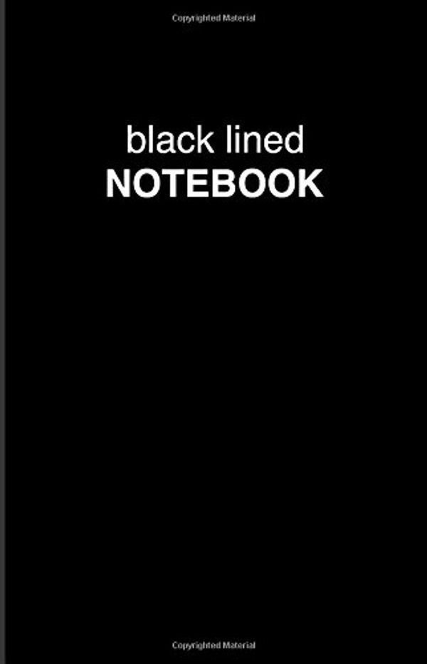 Cover Art for 9781541389298, Black Lined Notebook by Bullet Journal