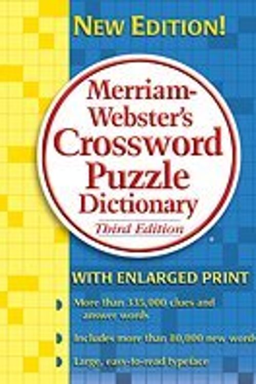 Cover Art for 9780877799054, The Merriam-Webster Crossword Puzzle Dictionary by Merriam-Webster