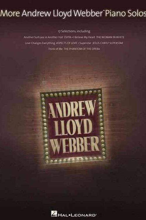 Cover Art for 9781423483960, More Andrew Lloyd Webber Piano Solos by Andrew Lloyd Webber