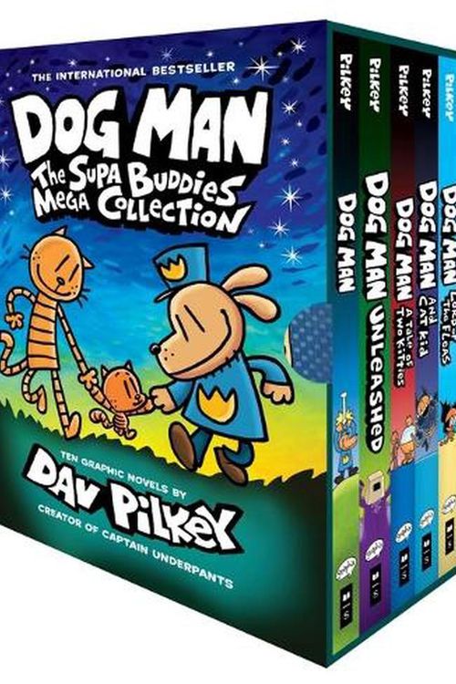 Cover Art for 9781761209017, Dog Man: The Supa Buddies Mega 10 Book Collection by Dav Pilkey