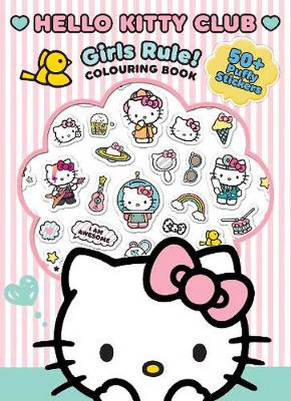 Cover Art for 9780655211228, Hello Kitty Colouring Book with Puffy Stickers by Lake Press