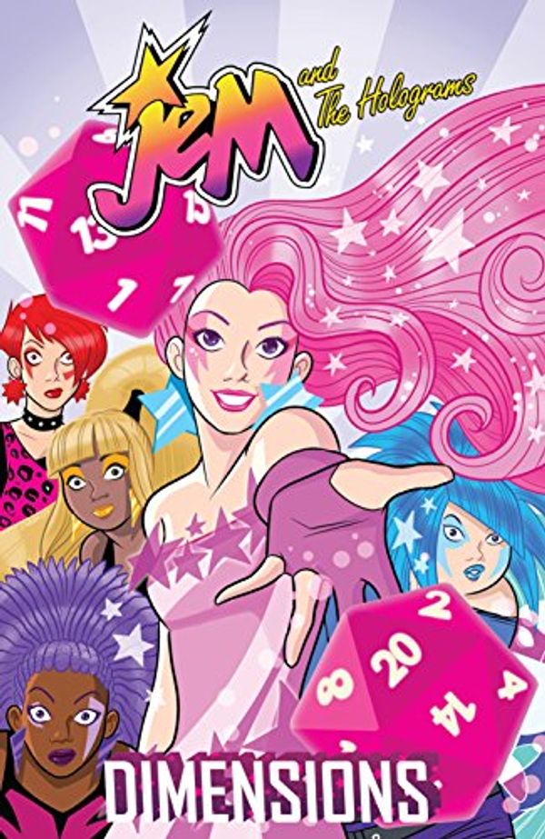 Cover Art for B079YKQKPX, Jem and the Holograms: Dimensions by Sophie Campbell, Kate Leth, Sarah Kuhn, Sarah Winifred Searle, Various