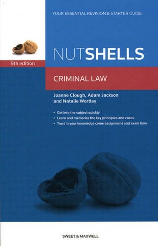 Cover Art for 9780414044845, Nutshells Criminal Law by Joanne Clough
