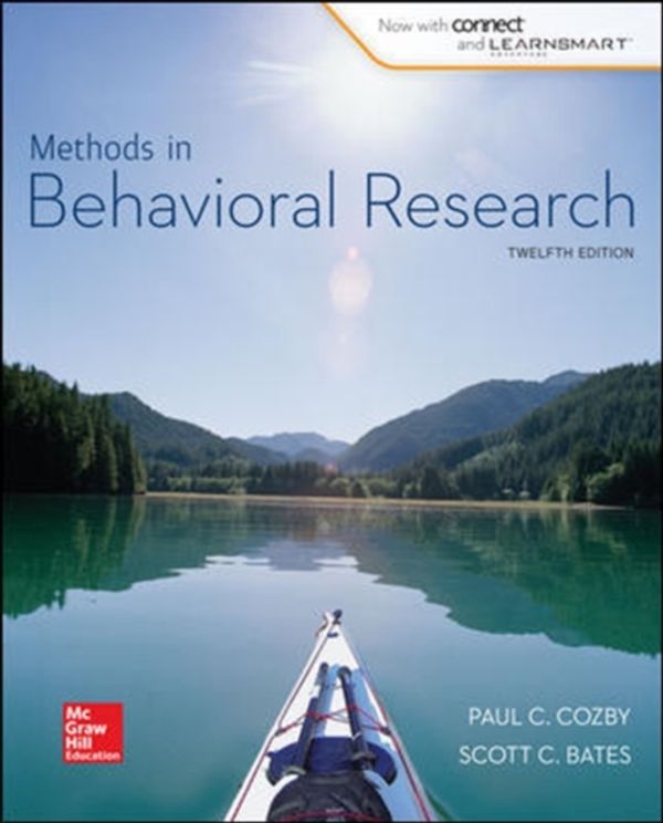 Cover Art for 9780077861896, Methods in Behavioral Research by Paul C. Cozby, Scott Bates