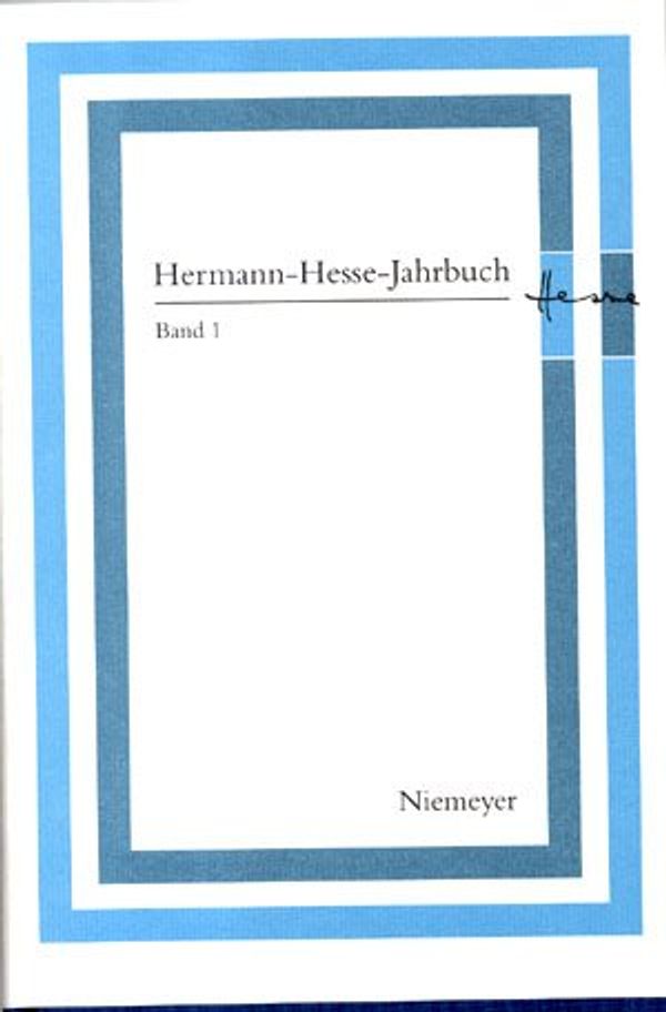 Cover Art for 9783484604698, Hermann-Hesse-Jahrbuch: Pt. 1 by 