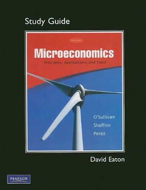 Cover Art for 9780136094081, Study Guide for Microeconomics by Arthur O'Sullivan