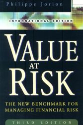 Cover Art for 9780071260473, Value at Risk by Philippe Jorion