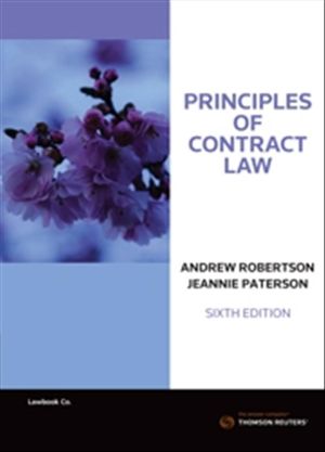 Cover Art for 9780455243085, Principles of Contract Law by Jeannie Paterson