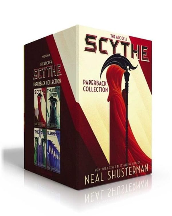 Cover Art for 9781665942744, The Arc of a Scythe Paperback Collection (Boxed Set): Scythe; Thunderhead; The Toll; Gleanings by Neal Shusterman