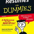 Cover Art for 9780764554711, Resumes for Dummies by Joyce Lain Kennedy