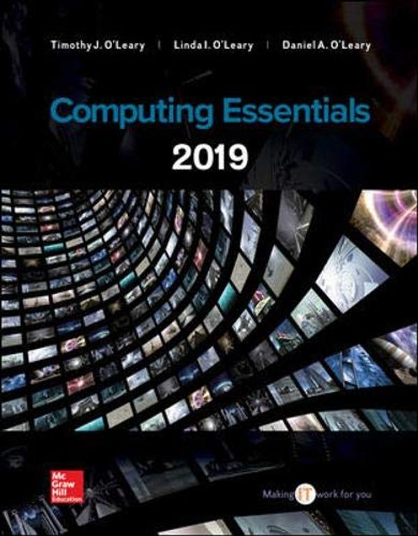 Cover Art for 9781260096057, Computing Essentials 2019 by O Leary