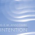 Cover Art for B095XDTTWC, Intention by G. E. M. Anscombe