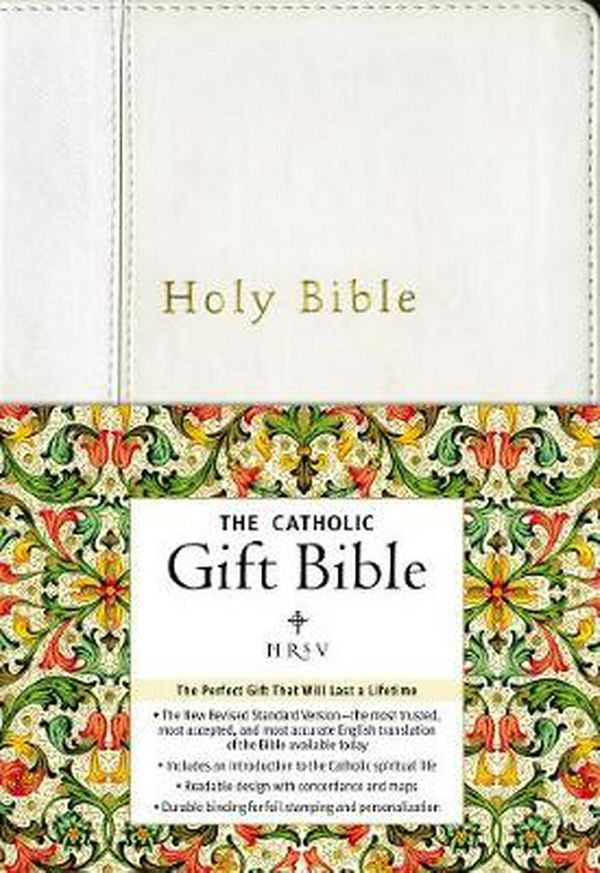 Cover Art for 9780061808159, NRSV - The Catholic Gift Bible (White, Imitation Leather) by Harper Bibles