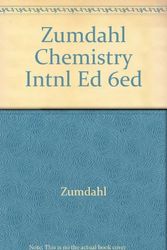 Cover Art for 9780618442287, Zumdahl Chemistry Intnl Ed 6ed by Zumdahl