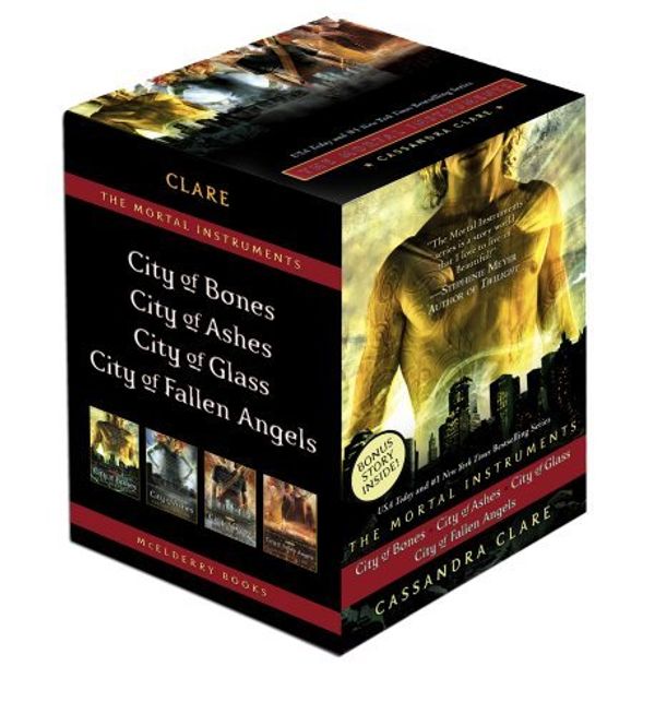 Cover Art for B00HTJSPC0, By Cassandra Clare - The Mortal Instruments Boxed Set: City of Bones/City of Ashes/City of Glass/City of Fallen Angels (9.2.2012) by 