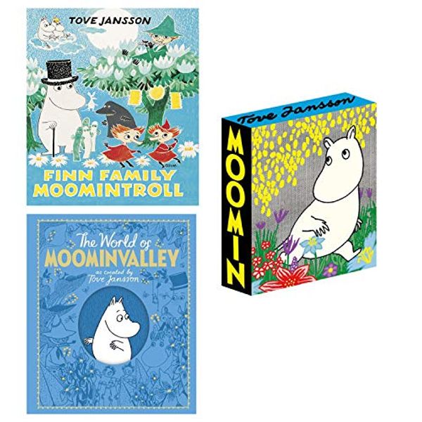 Cover Art for 9789123773756, Tove Jansson 3 Books Collection Set ( Moomin Deluxe Anniversary Edition, Moomins The World Of Moominvalley, Finn Family Moomintroll ) by Tove Jansson, Macmillan Children's Books, Philip Ardagh