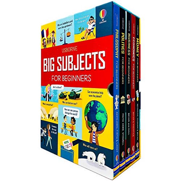 Cover Art for 9781474999069, Usborne Big Subjects For Beginners 5 Books Collection Box set ( Money, Economics, Business, Politics & Philosophy) by NOT KNOWN