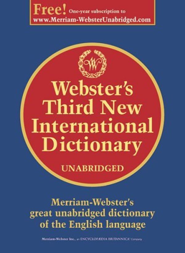 Cover Art for 0081413002010, Webster's Third New International Dictionary of the English Language by Webster's