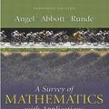 Cover Art for 9780321205650, A Survey of Mathematics with Applications by Allen Angel