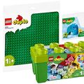 Cover Art for B09WN4TV53, BRICKCOMPLETE Lego Duplo Set of 3: 10913 Brick Box, 10980 Building Plate in Green & 30333 My First Elephant by Unknown