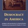 Cover Art for 9780872204959, Democracy in America by Alexis De Tocqueville