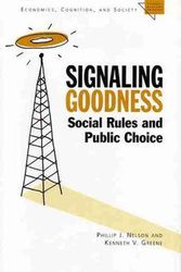 Cover Art for 9780472113477, Signaling Goodness by Phillip J. Nelson