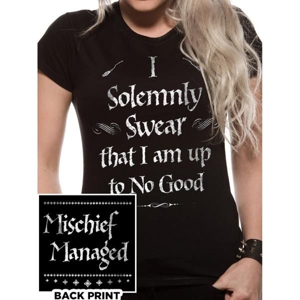 Cover Art for 5054015326605, Harry Potter - Solemly Swear Women's Xx-large T-shirt - Black by Unbranded