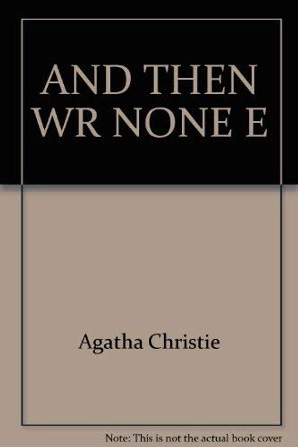 Cover Art for 9780671441364, And Then There Were None by Agatha Christie