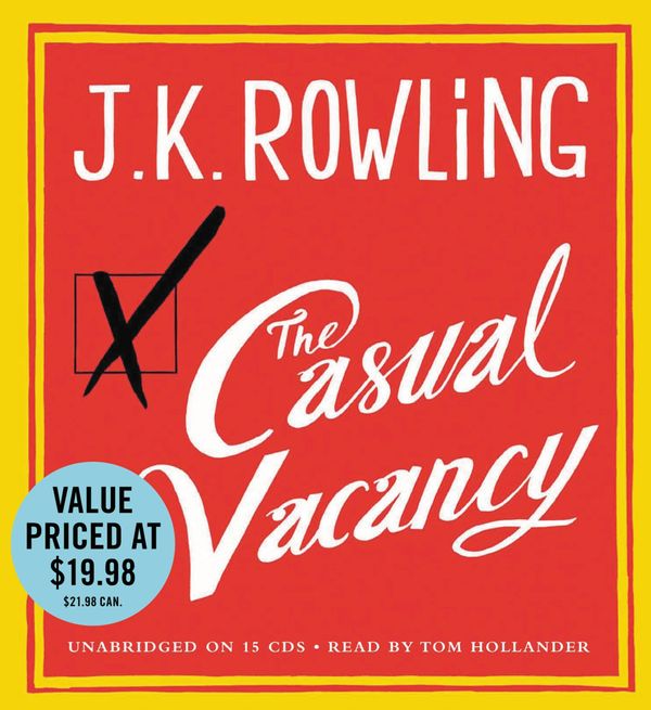 Cover Art for 9781619695016, The Casual Vacancy by J K Rowling, Tom Hollander
