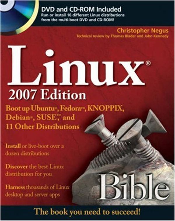 Cover Art for 9780470082799, Linux Bible 2007 by Christopher Negus