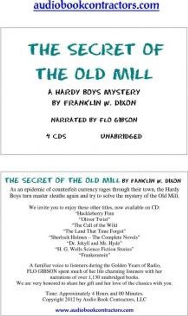 Cover Art for 9781606462478, The Secret of the Old Mill by Franklin W. Dixon