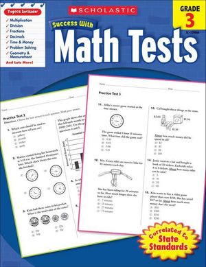 Cover Art for 9780545471923, Scholastic Success with Math Tests (Grade 3) by Dooley, Virginia