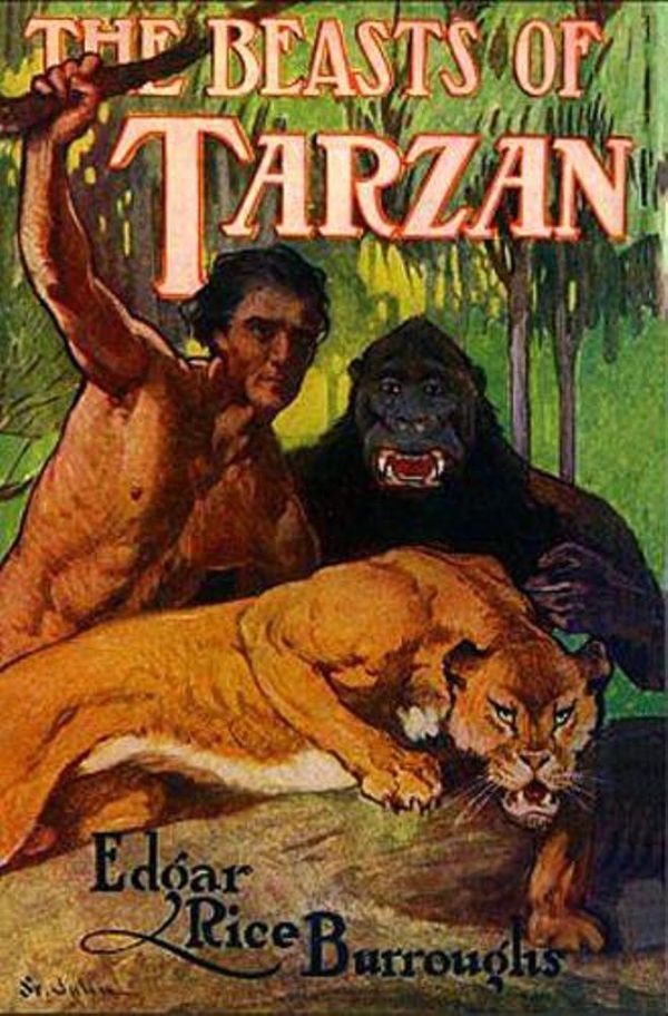 Cover Art for 1230000030513, The Beasts of Tarzan by Edgar Rice Burroughs