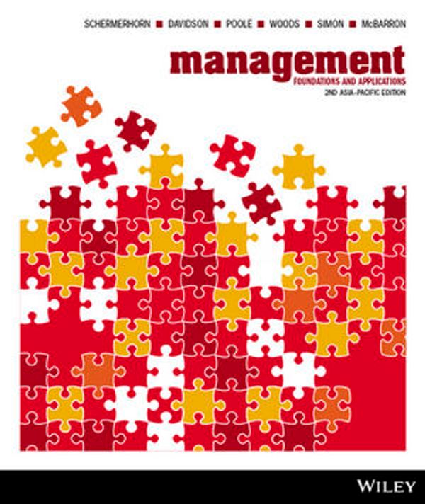 Cover Art for 9781118562383, Management Foundations and Applications 2nd Asia Pacific Edition + Istudy Version 2 Registration Card by 