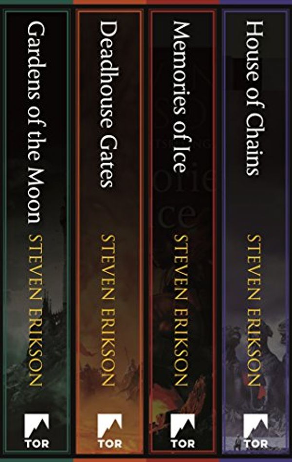 Cover Art for B078RZT2H5, Malazan Book of the Fallen: Books 1-4: Gardens of the Moon, Deadhouse Gates, Memories of Ice, House of Chains by Steven Erikson
