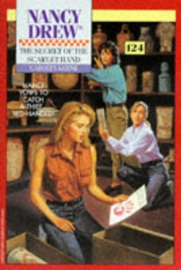 Cover Art for 9780671872076, The Secret of the Scarlet Hand (Nancy Drew, No 124) by Carolyn Keene