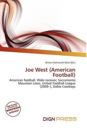 Cover Art for 9786134961318, Joe West (American Football) by Kristen Nehemiah Horst