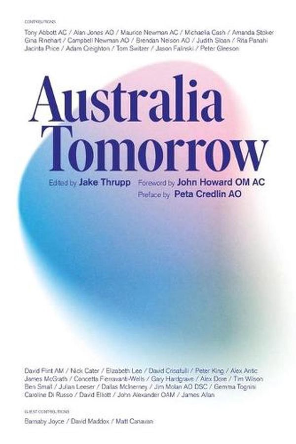 Cover Art for 9781922449795, Australia Tomorrow by Jake Thrupp