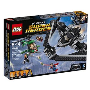 Cover Art for 0673419250375, Heroes of Justice: Sky High Battle Set 76046 by LEGO