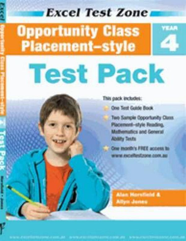 Cover Art for 9781741252330, Opportunity Class Placement-style Test Pack - Year 4 by Excel Test Zone Class test Pack