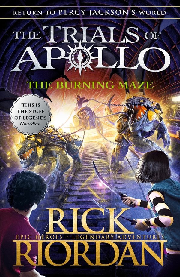 Cover Art for 9780141364018, The Burning Maze by Rick Riordan
