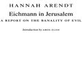 Cover Art for 9781101247693, Eichmann in Jerusalem by Hannah Arendt