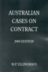 Cover Art for 9780957794191, Australian Cases on Contract by M P Ellinghaus