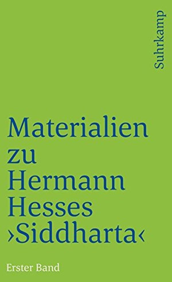 Cover Art for 9783518366295, Materialien zu Hermann Hesses Siddharta I. by Unknown