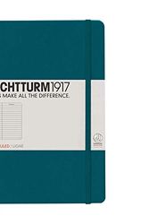 Cover Art for 4004117551871, Leuchtturm1917 Medium A5 Ruled Hardcover Notebook (Pacific Green) - 249 Numbered Pages by LEUCHTTURM