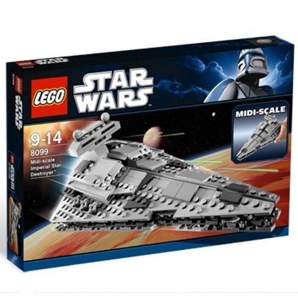 Cover Art for 5702014601369, Midi-scale Imperial Star Destroyer Set 8099 by LEGO