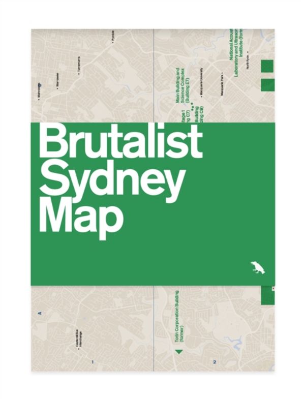 Cover Art for 9781912018727, Brutalist Sydney Map by Glenn Harper